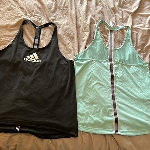 set of two Razorback, Adidas, tank tops,